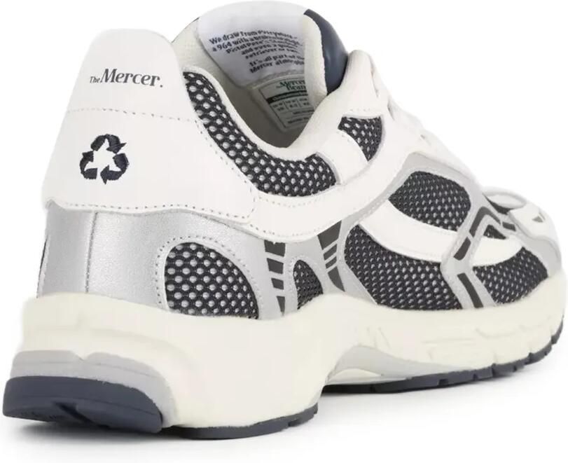TheMercer. The Re-Run sneakers met mesh vlakken Wit - Foto 2