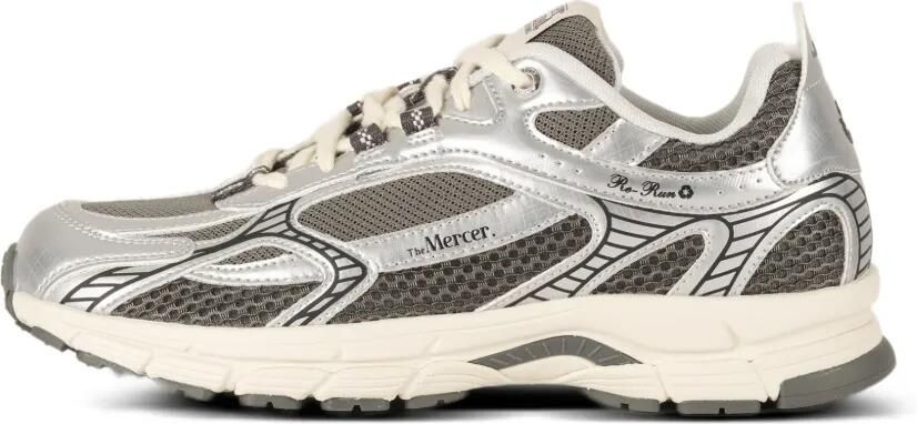 TheMercer. The Re-Run sneakers met mesh vlakken Zilver - Foto 4