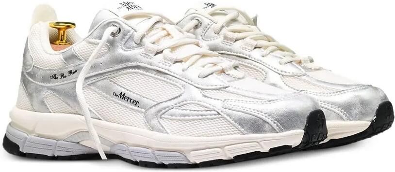 TheMercer. The Re-Run sneakers met metallic vlakken Zilver - Foto 3