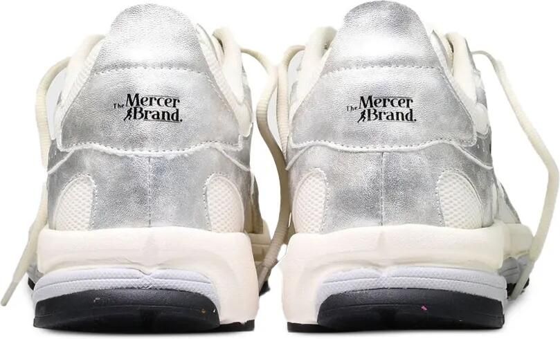 TheMercer. The Re-Run sneakers met metallic vlakken Zilver - Foto 2