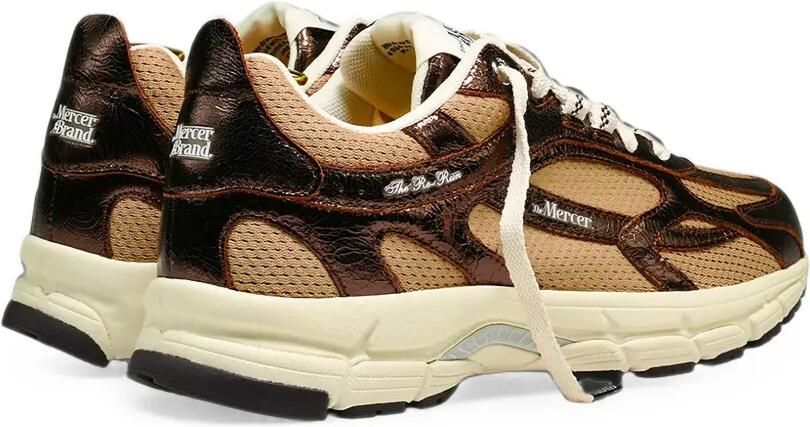 TheMercer. The Re-Run sneakers met vlakken Bruin - Foto 2