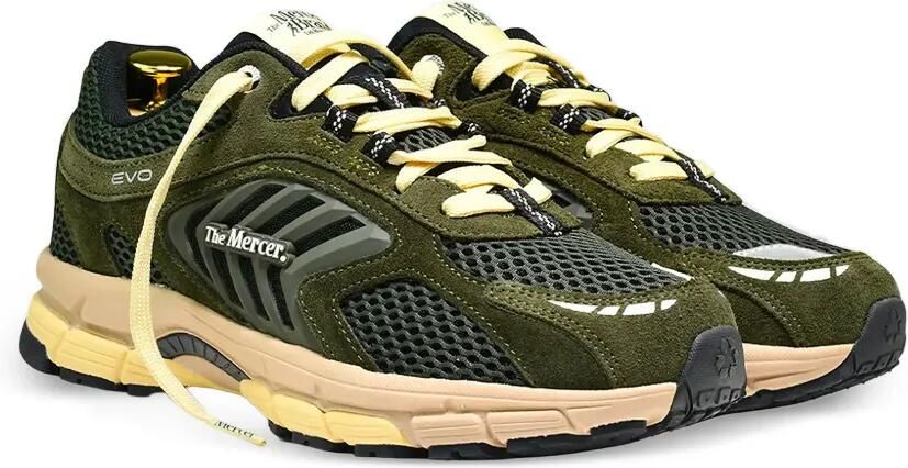 TheMercer. The Re-Run sneakers met vlakken van mesh Groen - Foto 2