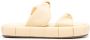 Themoirè Phoenix gedraaide slippers Geel - Thumbnail 1