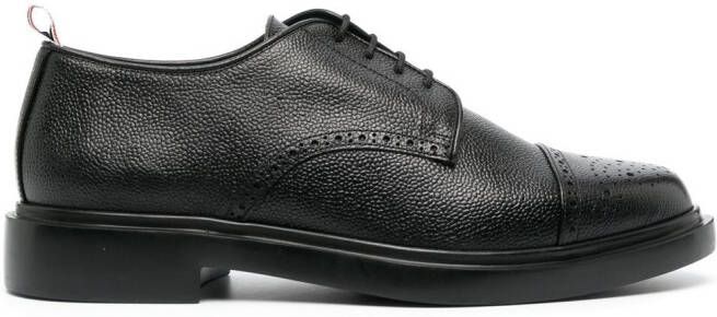 Thom Browne Derby schoenen met ronde neus Zwart