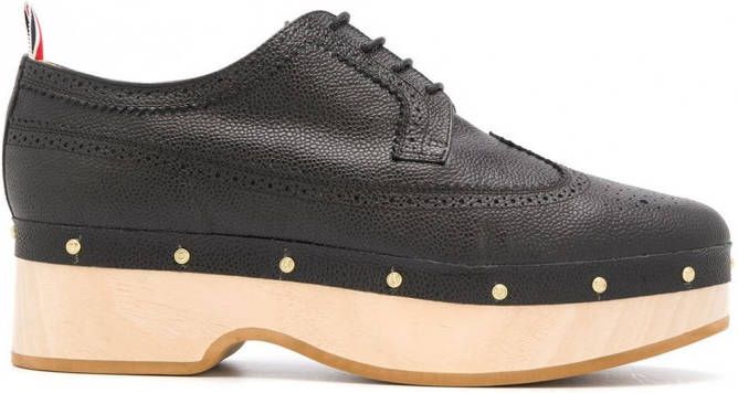 Thom Browne Brogue klompen Zwart