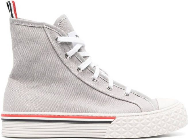 Thom Browne Collegiate high-top sneakers Grijs