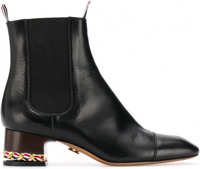 Thom Browne Enkellaarzen met rits Blauw