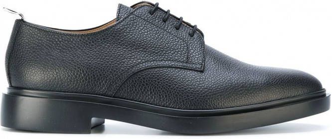 Thom Browne Leren derby schoenen Zwart