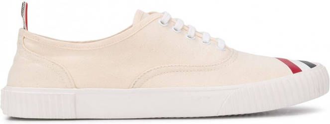 Thom Browne Heritage canvas sneakers Wit