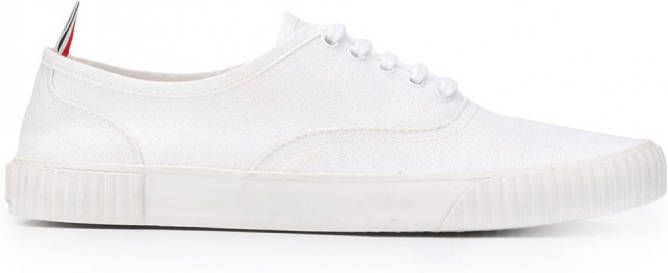 Thom Browne Heritage canvas sneakers Wit