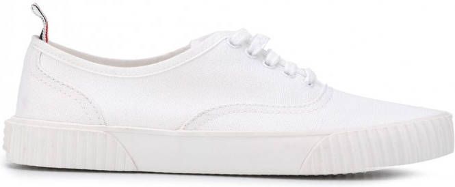 Thom Browne Heritage canvas sneakers Wit