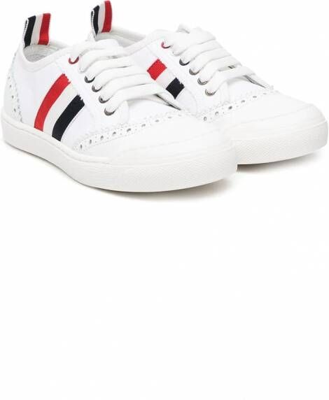 Thom Browne Kids Low-top sneakers Wit