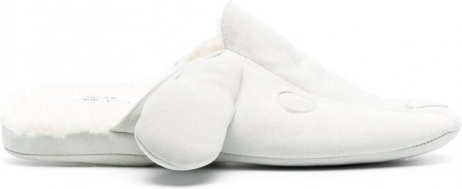 Thom Browne Lammy slippers Wit