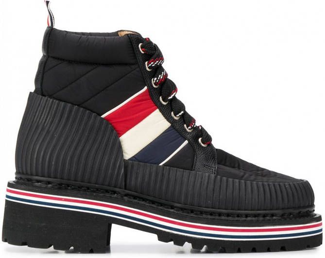 Thom Browne Leger enkellaarzen Zwart