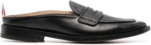 Thom Browne Leren loafers Zwart