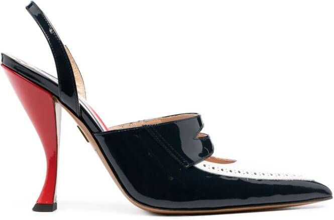 Thom Browne Leren pumps Zwart