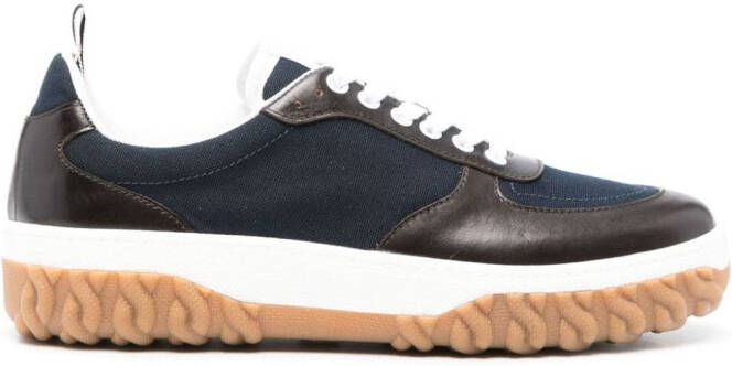 Thom Browne Letterman sneakers met vlakken Blauw