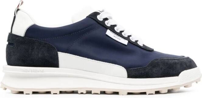 Thom Browne Suède sneakers Blauw