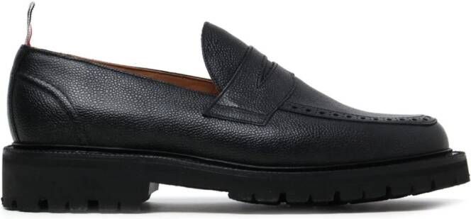 Thom Browne Loafers met ronde neus Zwart