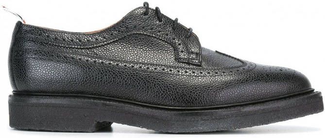 Thom Browne longwing brogues shoes Zwart