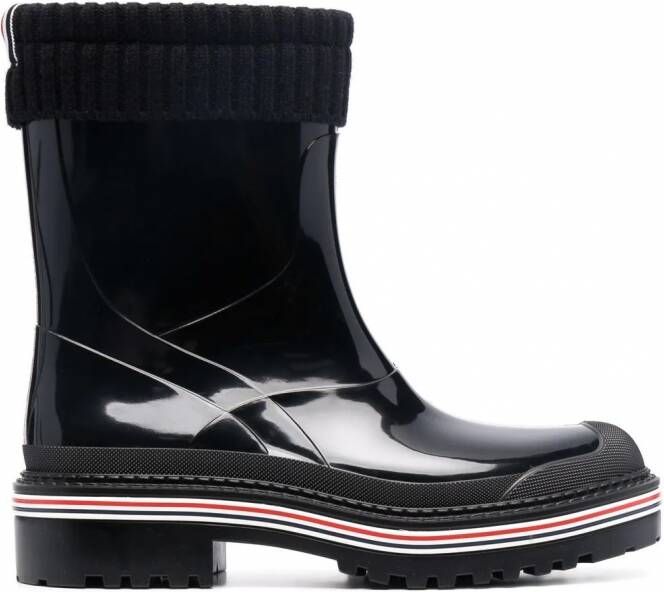 Thom Browne Regenlaarzen Zwart