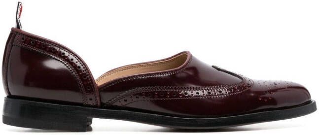 Thom Browne Slip-on brogues Rood