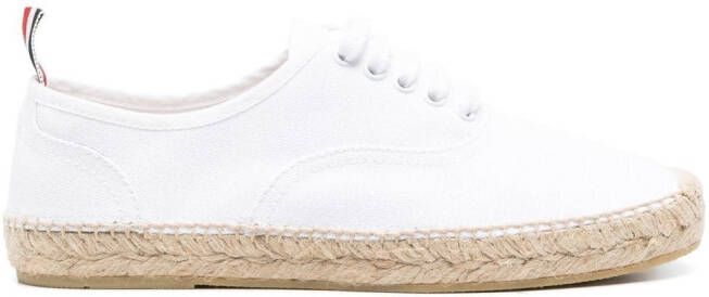 Thom Browne Sneakers met jute zool Wit