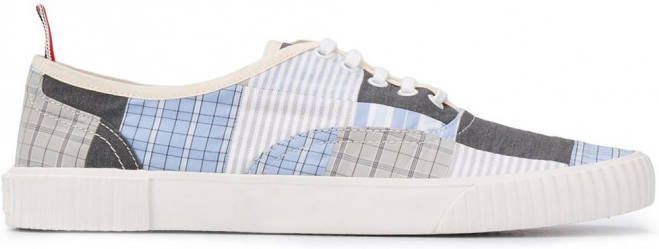 Thom Browne Sneakers met patchdetail Blauw