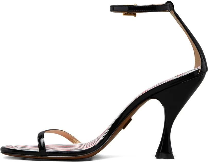 Thom Browne 4-Bar lakleren sandalen met hoge hak Zwart - Foto 4