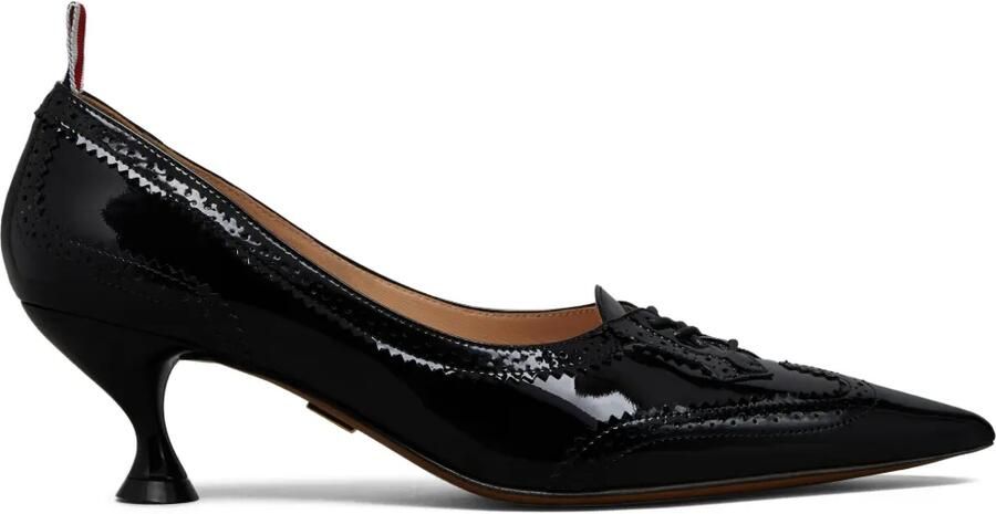 Thom Browne 50 mm Wingtip pumps Zwart