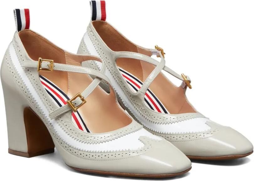 Thom Browne 75 mm Thom John pumps met gekruist detail Beige - Foto 4