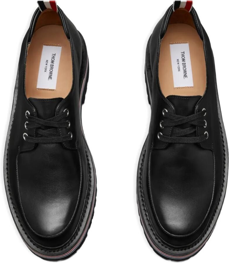 Thom Browne All Terrain leren derby schoenen Zwart - Foto 2
