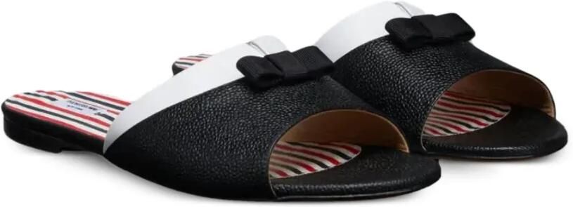 Thom Browne Beis platte sandalen Zwart - Foto 2