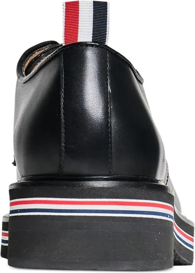 Thom Browne Box kalfsleren schoenen met rubberen zool Zwart - Foto 2