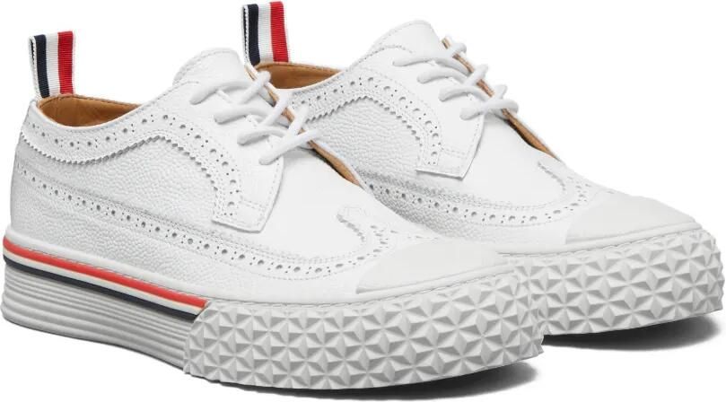 Thom Browne Collegiate sneakers met bewerkte zool Wit - Foto 4
