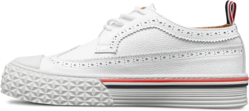 Thom Browne Collegiate sneakers met bewerkte zool Wit - Foto 5