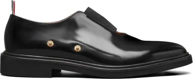 Thom Browne Derby schoenen met suède vlakken Zwart - Foto 4