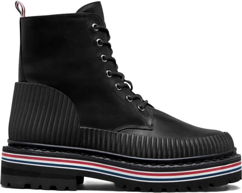 Thom Browne Enkellaarzen met veters Zwart
