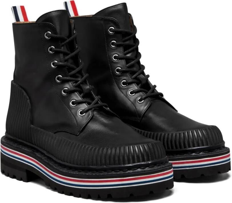 Thom Browne Enkellaarzen met veters Zwart - Foto 3