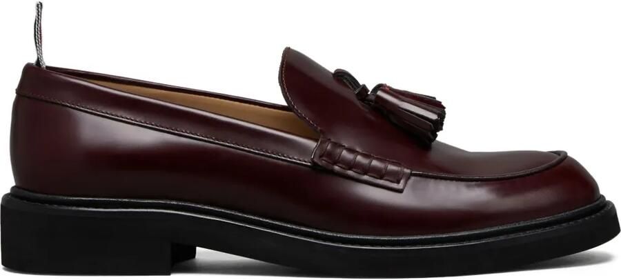 Thom Browne Gelakte loafers met kwastje Rood