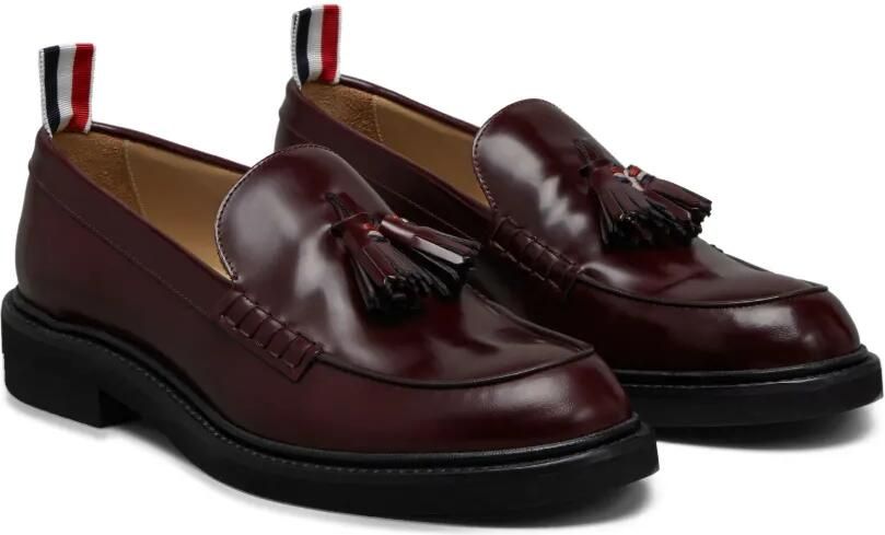 Thom Browne Gelakte loafers met kwastje Rood - Foto 3
