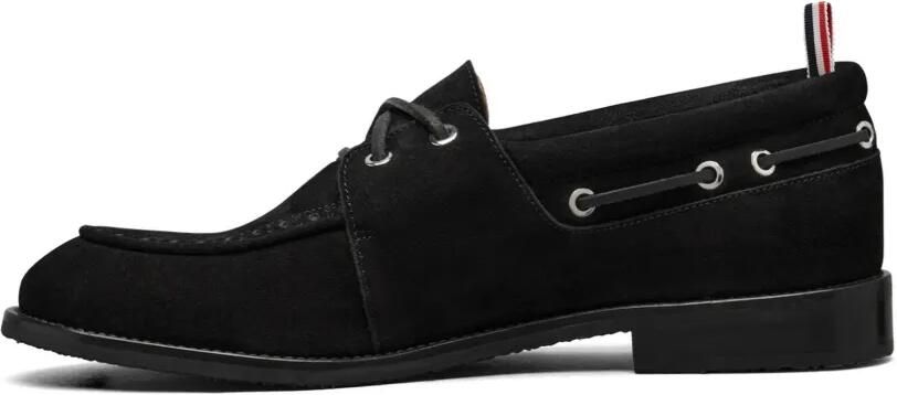 Thom Browne Kalfsleren suède bootschoenen Zwart - Foto 5