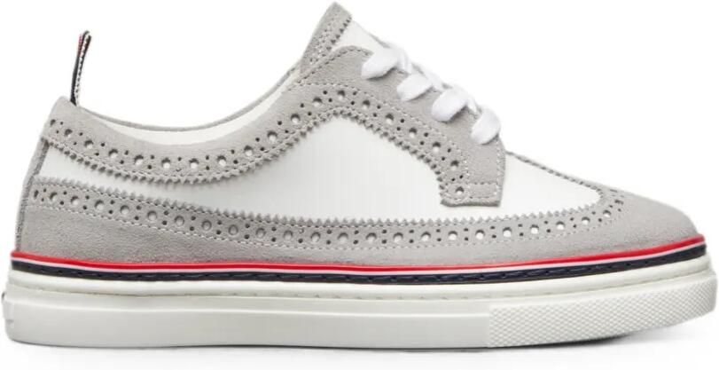 Thom Browne Kids Longwing suède sneakers Grijs - Foto 3