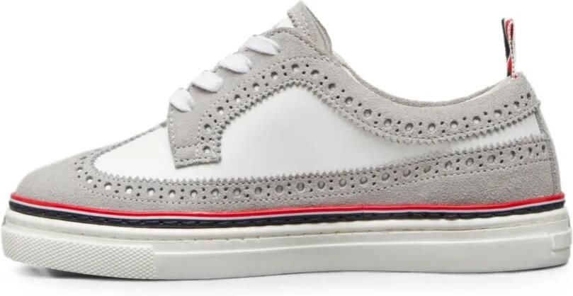 Thom Browne Kids Longwing suède sneakers Grijs - Foto 4