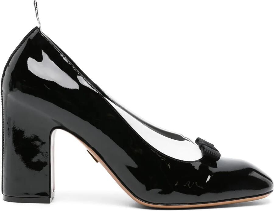 Thom Browne Lakleren schoenen met strik Zwart