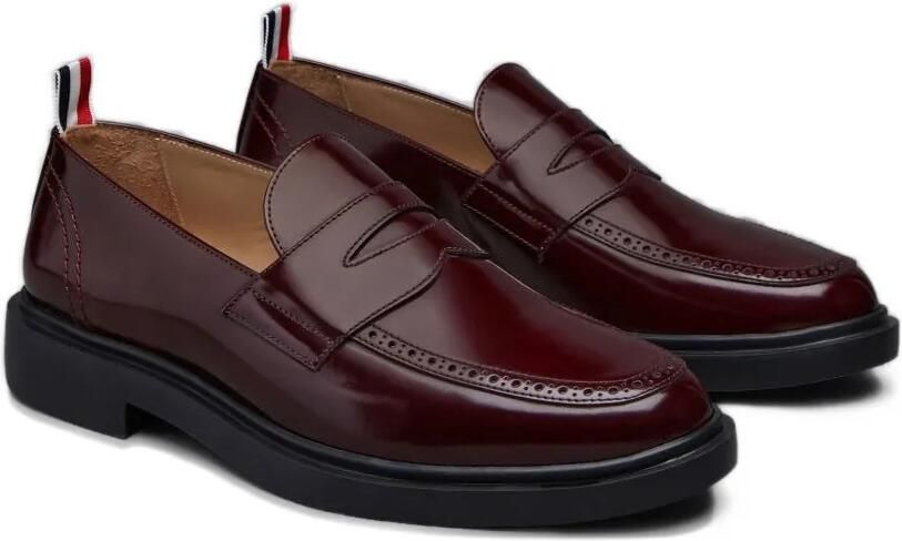 Thom Browne Leren loafers Rood - Foto 3
