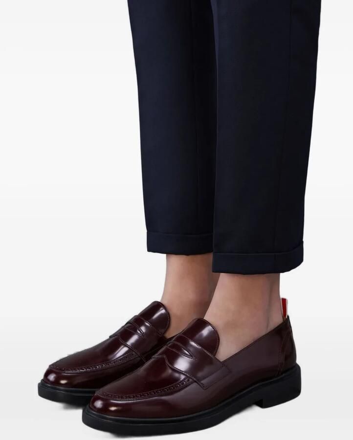 Thom Browne Leren loafers Rood - Foto 2