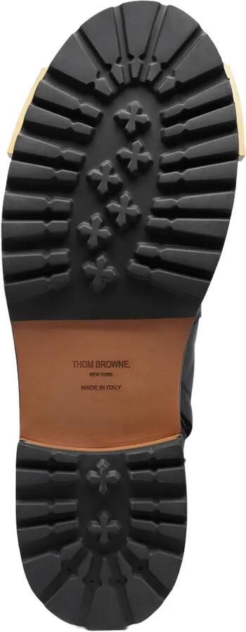 Thom Browne Leren Moto knielaarzen Zwart - Foto 5