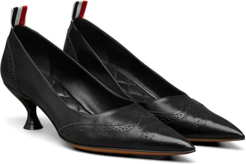 Thom Browne Leren Wingtip pumps 50 mm Zwart - Foto 3