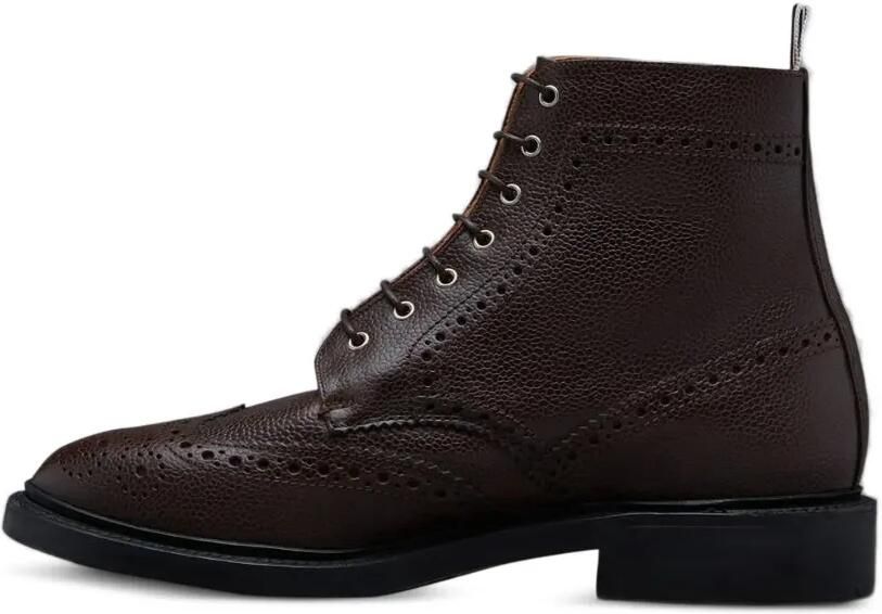 Thom Browne Leren Wingtip laarzen Bruin - Foto 4